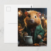 Schattig klein cavia briefkaart (Voorkant / Achterkant)