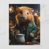 Schattig klein cavia briefkaart (Voorkant)