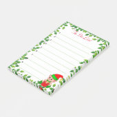 Schattig Klein Elfje & Groene Blad Frame op Gelini Post-it® Notes (Schuin)