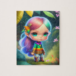 Schattig Klein Elfje Legpuzzel