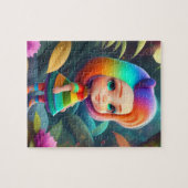 Schattig Klein Elfje Meisje Legpuzzel (Horizontaal)