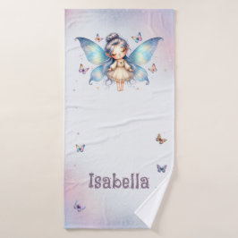 Schattig klein fee bad handdoek