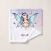 Schattig klein fee bad handdoek (Wasdoekje)