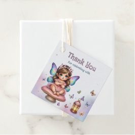 Schattig klein fee bedankjes labels