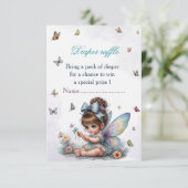 Schattig klein fee informatiekaartje (Staand voorkant)