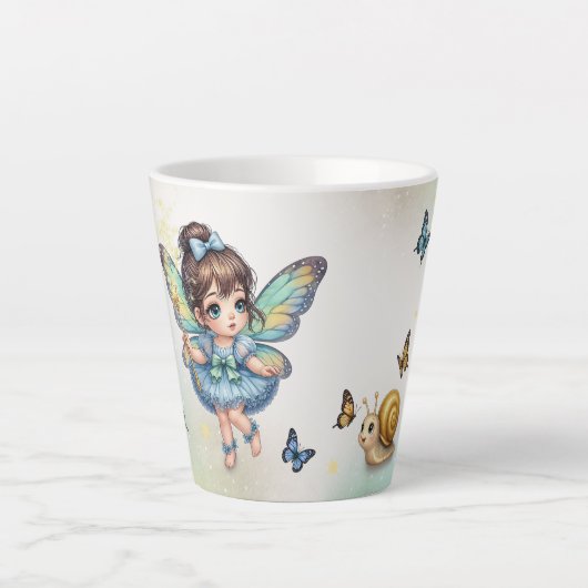 Schattig klein fee latte mok (Voorkant)