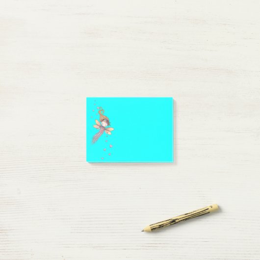 Schattig Klein Feeëtje Post-it® Notes (Op bureau)