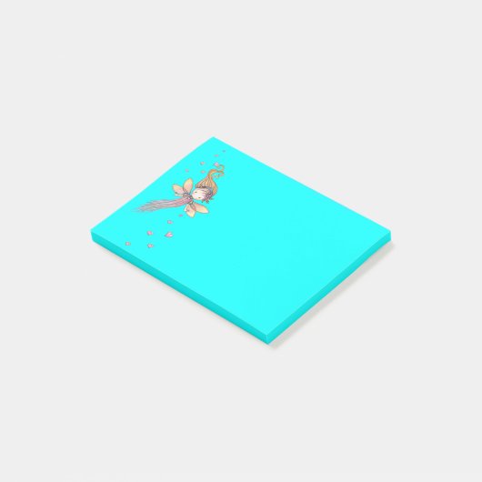 Schattig Klein Feeëtje Post-it® Notes (Schuin)