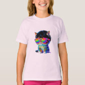 Schattig Klein Grappig Kat (Schilderij Nr. 1) T-shirt (Voorkant)