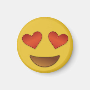 Schattig & klein hart voor ogen emoji magneet