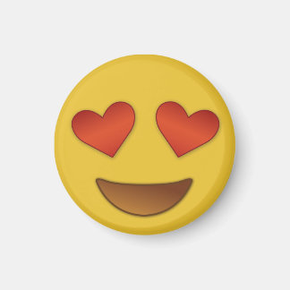 Schattig & klein hart voor ogen emoji magneet