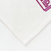 Schattig klein iemand lachend fleece deken (Hoek)