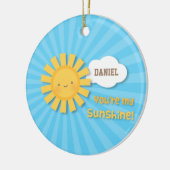 Schattig Klein Jij Bent Mijn Zonneschijn Ornament (Links)