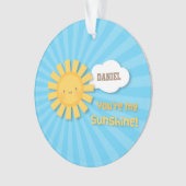 Schattig Klein Jij Bent Mijn Zonneschijn Ornament (voorkant)