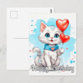 Schattig Klein Katje | Gefeliciteerd Briefkaart (Voorkant / Achterkant)