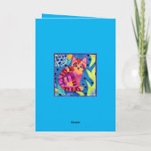 Schattig klein keukenfilter, zoals design bedankkaart (Achterkant)