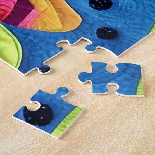 Schattig klein keukenfilter, zoals design legpuzzel (Zijkant)