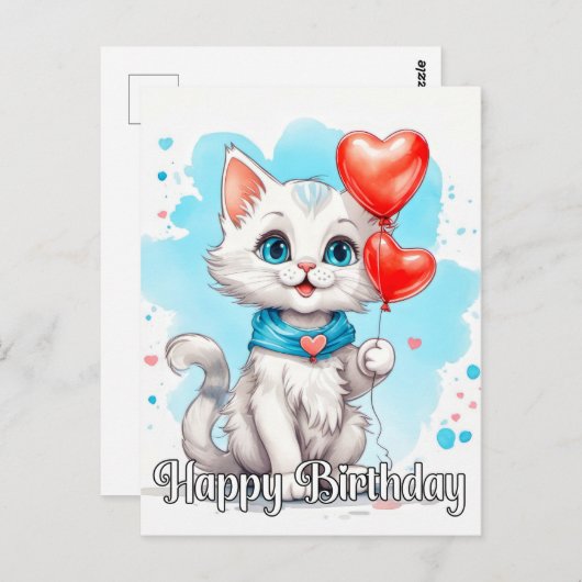 Schattig Klein Kittens | Gefeliciteerd Briefkaart (Voorkant / Achterkant)