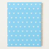 schattig klein kleurrijk hart planner (Achterkant)