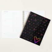 schattig klein kleurrijk hart planner (Display)