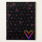 schattig klein kleurrijk hart planner (Achterkant)
