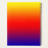 Schattig klein knaagdier met rode appel dicht planner (Achterkant)