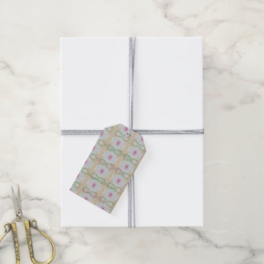 Schattig klein Label met wijn Cadeaulabel (Met Touw)