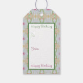 Schattig klein Label met wijn Cadeaulabel (Achterkant)