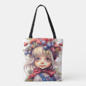 Schattig Klein Landtuin Kabouter Tote Bag (Achterkant)
