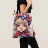 Schattig Klein Landtuin Kabouter Tote Bag (Dichtbij)