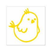 Schattig klein lentekuiken - Tiny Song Bird - Cana Zelfinktende Stempel (Design)