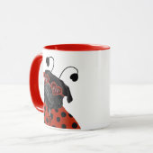 Schattig klein liefde pug | Plug Lovers Mok (Voorkant links)