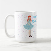 Schattig Klein Meisje "Gingers Regel" Mok (Links)