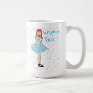 Schattig Klein Meisje "Gingers Regel" Mok