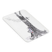 Schattig klein meisje magneet 3" x 4" (Rechterzijde)