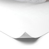 Schattig klein meisje met blauwe ogen en bloemen i poster (Hoek)