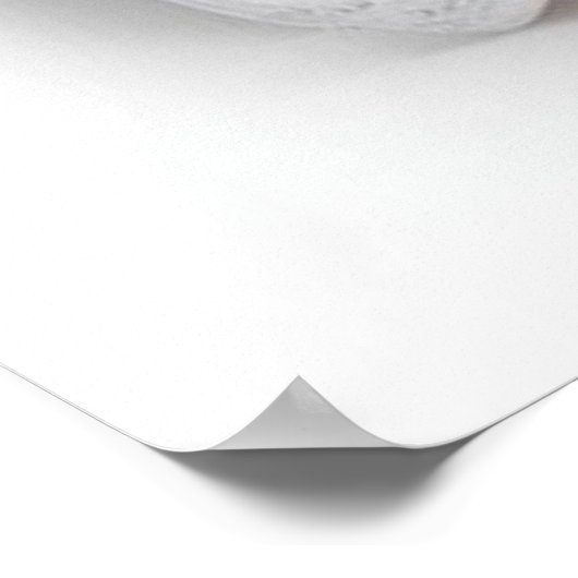 Schattig klein meisje met blauwe ogen en bloemen i poster (Hoek)