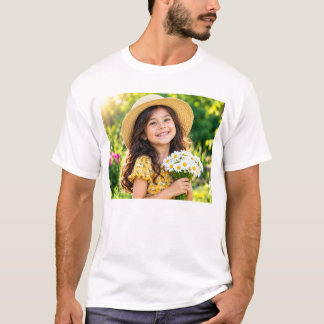Schattig Klein Meisje Met Bloemen - Zomer Bloemenk T-shirt