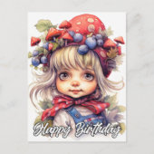 Schattig Klein Meisje van het Land Briefkaart (Voorkant)