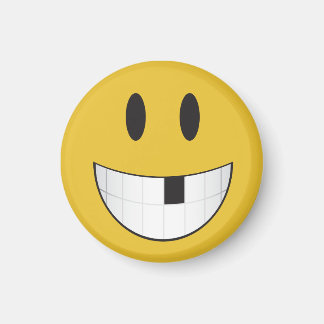 Schattig & klein mijn 1e ontbrekende tand emoji magneet