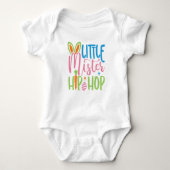 Schattig klein Mister Hip Hop Pasen Baby Jongen Romper (Voorkant)