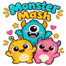 Schattig Klein Monster Mash Kids Trui