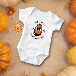 Schattig Klein Monster Mijn Eerste Halloween Romper