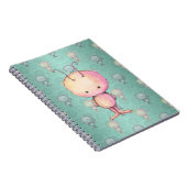 Schattig Klein Monster Notitieboek (Rechterzijde)