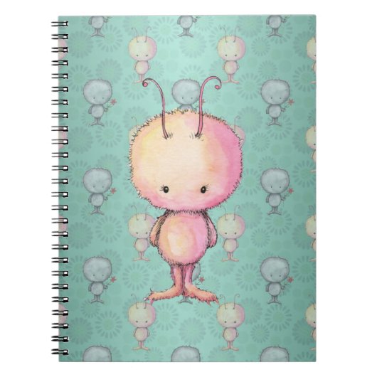 Schattig Klein Monster Notitieboek (Voorkant)