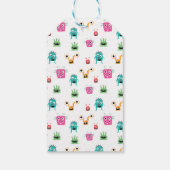 Schattig klein monster verjaardag jongen Halloween Cadeaulabel (Achterkant)