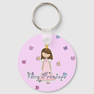 Schattig Klein Mooi Sprookjesprinsesje Sleutelhanger