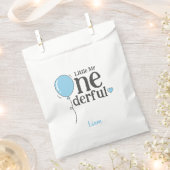 Schattig klein Mr Onederful eerste verjaardag blau Bedankzakje (Geknipt)