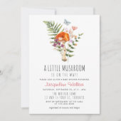 Schattig klein paddenstoel Baby shower Kaart (Voorkant)