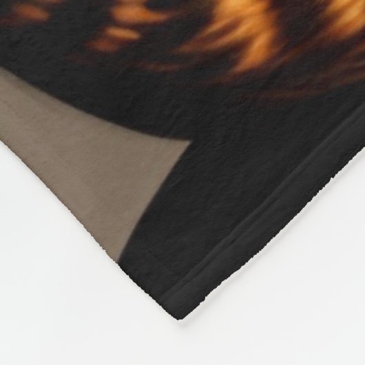 Schattig klein pluizig Kat, Cat Fleece Deken (Hoek)